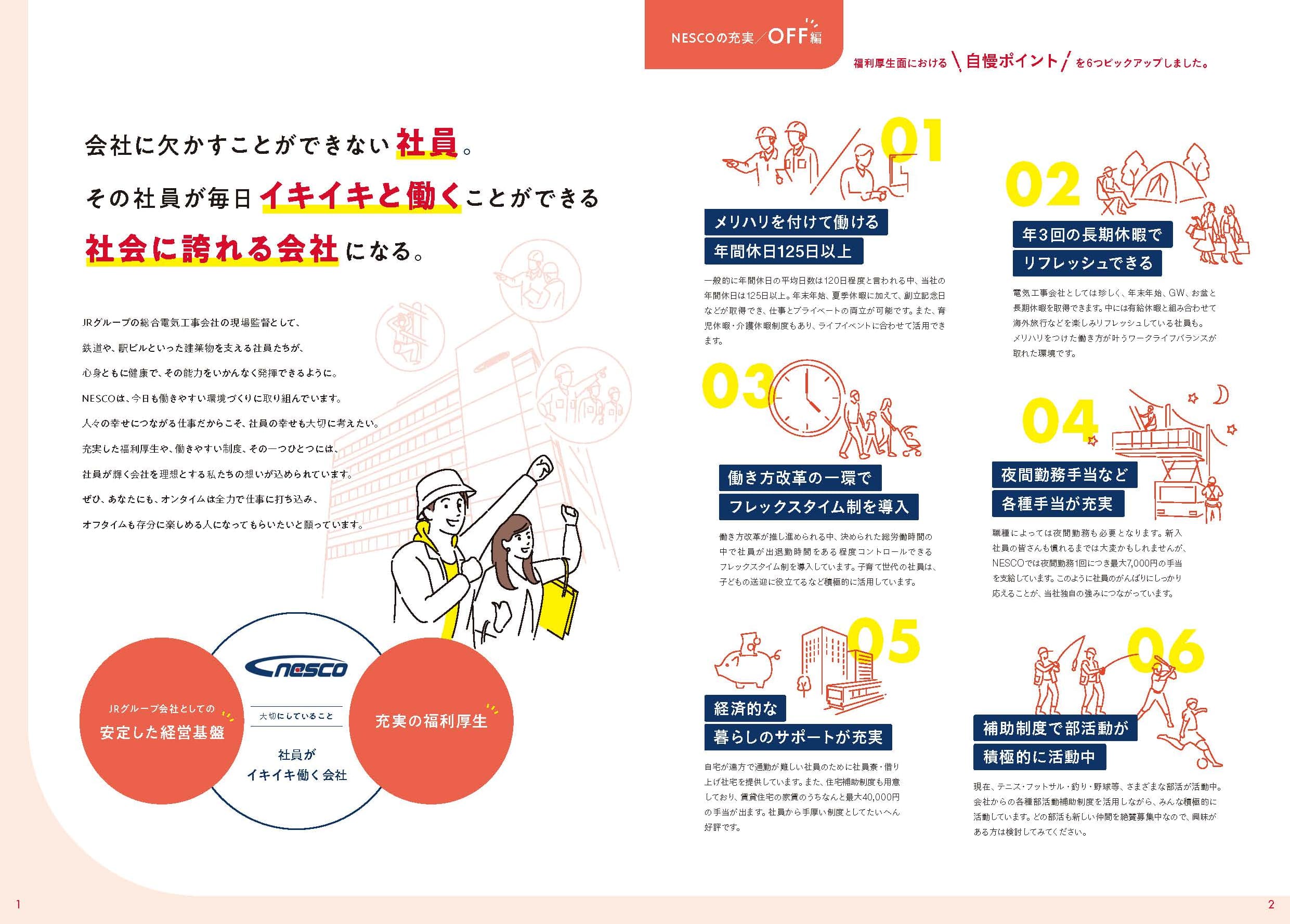 大卒採用パンフレット 6