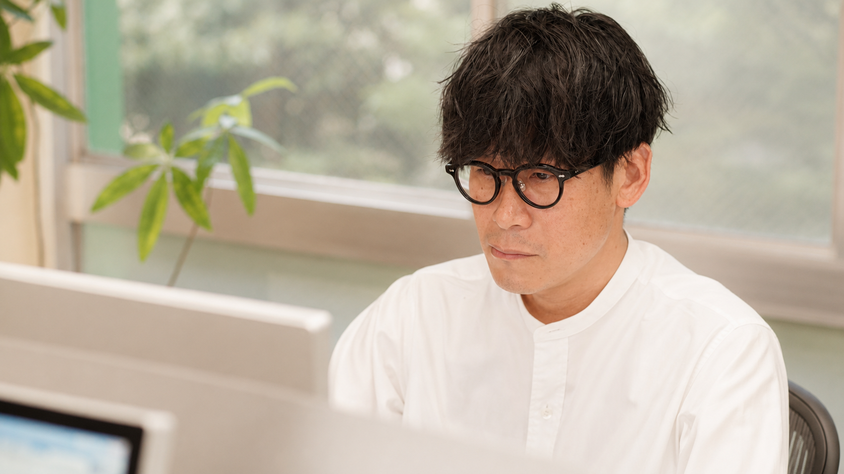 澤田さんの仕事風景